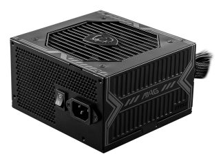MSI MAG A650BN UK PSU '650W, 80 Plus Bronze certified, 12V Single-Rail, DC-to-DC Circuit, 120mm Fan, Non-Modular, Sleeved Cable