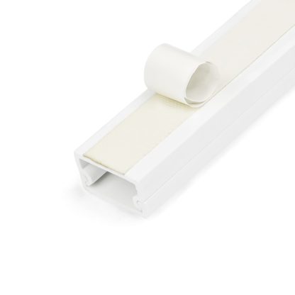 StarTech.com Solid Cable Management Raceway with Adhesive Tape & Cover, 3/4"(19mm)W x 3/8"(11mm)H - 3ft(1m) length, PVC Network - Image 2