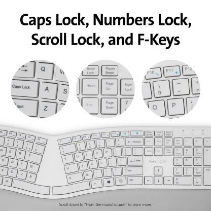 Kensington Pro Fit® Ergo Wireless Keyboard and Mouse—Gray - Image 27