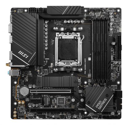 MSI PRO B650M-A WIFI motherboard AMD B650 Socket AM5 micro ATX - Image 2