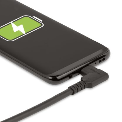 StarTech.com 1.6ft (50cm) Rugged Right Angle USB-C Cable, USB 3.2 Gen 2 (10 Gbps), Full-Featured USB C to C Data transfer Cable, - Image 9