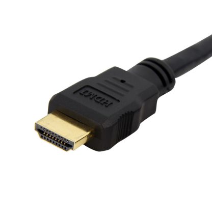 StarTech.com 3ft HDMI Female to Male Adapter, 4K High Speed Panel Mount HDMI Cable, 4K 30Hz UHD HDMI, 10.2 Gbps Bandwdith, 4K HD - Image 3