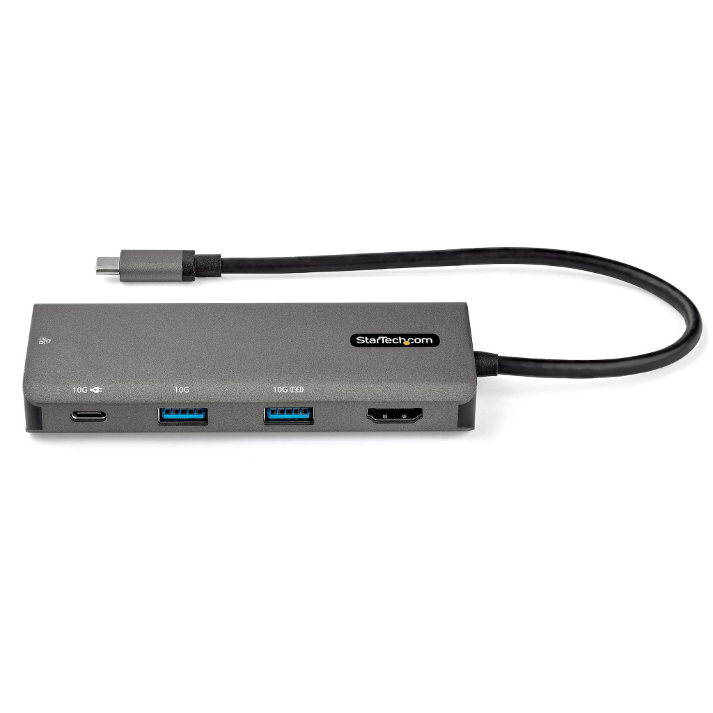 StarTech.com USB C Multiport Adapter - 10Gbps USB Type-C Mini Dock with 4K 30Hz HDMI - 100W Power Delivery Passthrough - 3-Port - Image 2