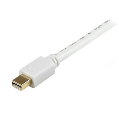StarTech.com 10 ft Mini DisplayPort to VGA Adapter Converter Cable – mDP to VGA 1920x1200 - White - Image 2