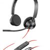POLY Blackwire 3325 Stereo Microsoft Teams Certified USB-C Headset +3.5mm Plug +USB-C/A Adapter - Image 3