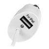 StarTech.com Dual-Port Car Charger - USB with Built-in Micro-USB Cable - White - Image 4