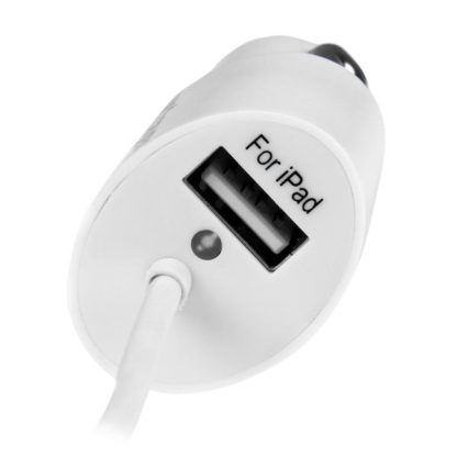 StarTech.com Dual-Port Car Charger - USB with Built-in Micro-USB Cable - White - Image 4