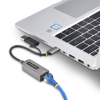 StarTech.com USB-C to Ethernet Adapter with USB-A Dongle, 10/100/1000Mbps, USB 3.0 to Gigabit Ethernet Network Adapter, 6in/15cm - Image 9