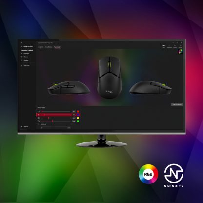 HyperX Pulsefire Saga Pro Wireless Gaming Mouse (Black) - Image 7