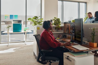 POLY Blackwire 3310 Monaural Microsoft Teams Certified USB-C Headset +USB-C/A Adapter - Image 3