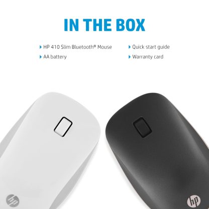 HP 410 Slim Ash Silver Bluetooth Mouse - Image 7