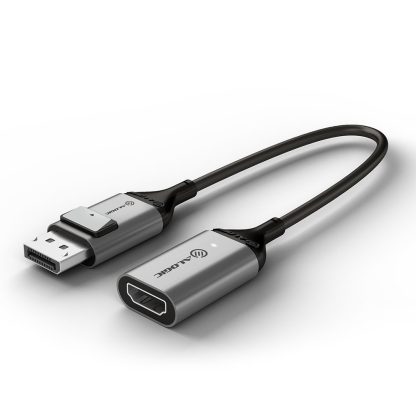 ALOGIC ULDPHDA-SGR video cable adapter 0.2 m DisplayPort HDMI Black, Silver - Image 3