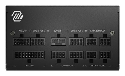 MSI MAG A850GL PCIE5 power supply unit 850 W 20+4 pin ATX ATX Black - Image 2