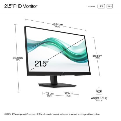HP Series 3 Pro 21.5 inch FHD Monitor - 322ph - Image 4