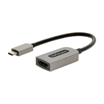 StarTech.com USB C to HDMI Adapter - 4K 60Hz Video, HDR10 - USB-C to HDMI 2.0b Adapter Dongle - USB Type-C DP Alt Mode to HDMI
