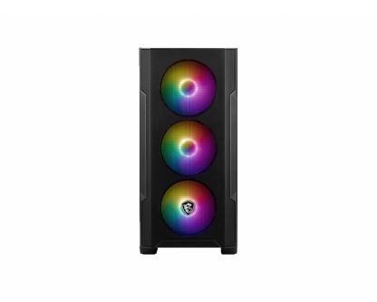 MSI MAG Forge M100R Midi Tower Black, Transparent - Image 3