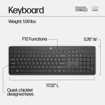 HP 230 Wireless Mouse and Keyboard Combo - Image 11