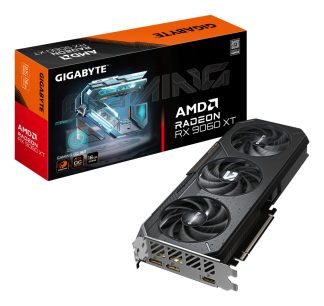 GIGABYTE Radeon RX 9060 XT GAMING OC 16G Graphics Card - 16GB GDDR6, 128bit, PCI-E 5.0, 3320 MHz Core Clock, 2 x DisplayPort, 1