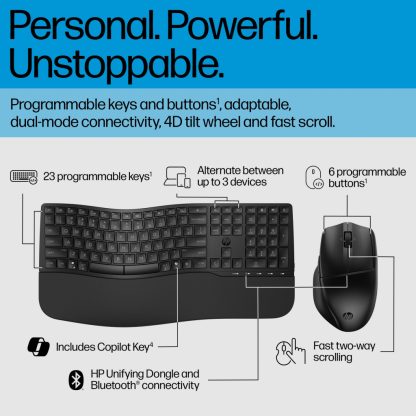 HP 685 Comfort Dual-Mode Keyboard and Mouse Combo - Image 8
