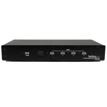 StarTech.com 4 Port VGA Video Audio Switch with RS232 control - Image 2