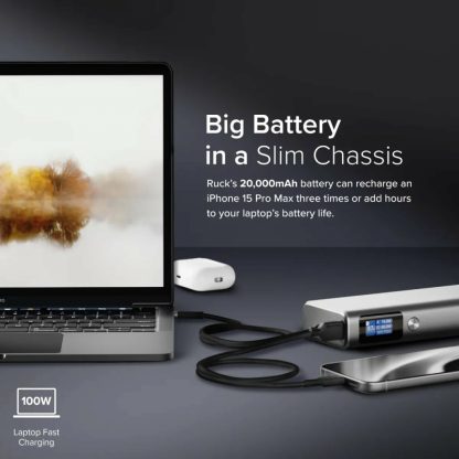 ALOGIC Ruck 20000mAh Power Bank with 130W USB Charging - Image 6