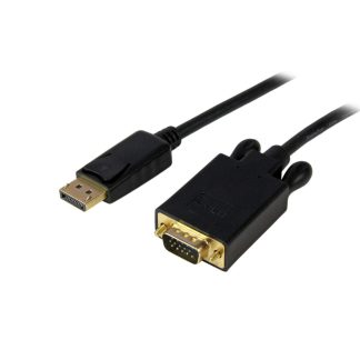 StarTech.com 15ft (4.6m) DisplayPort to VGA Cable - Active DisplayPort to VGA Adapter Cable - 1080p Video - DP to VGA Monitor Ca