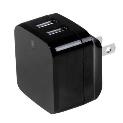 StarTech.com Dual-port USB wall charger - international travel - 17W/3.4A - black - Image 2
