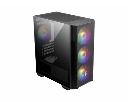 MSI MAG Forge M100R Midi Tower Black, Transparent - Image 2