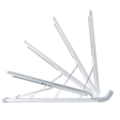 StarTech.com Foldable Laptop Riser Stand, Portable Height Adjustable Ergonomic Laptop Stand, Ventilated Aluminum Frame Supports - Image 5