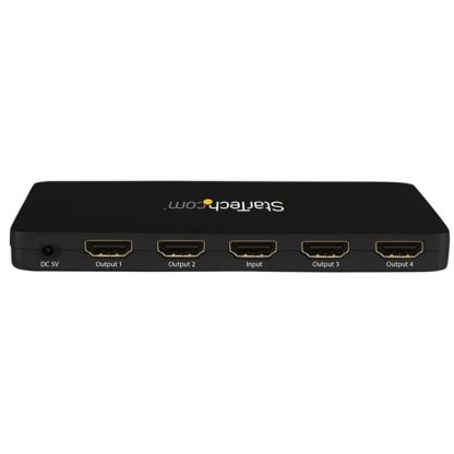 StarTech.com 4K HDMI 4-Port Video Splitter – 1x4 HDMI Splitter w/ Solid Aluminum Housing – 4K 30Hz - Image 2