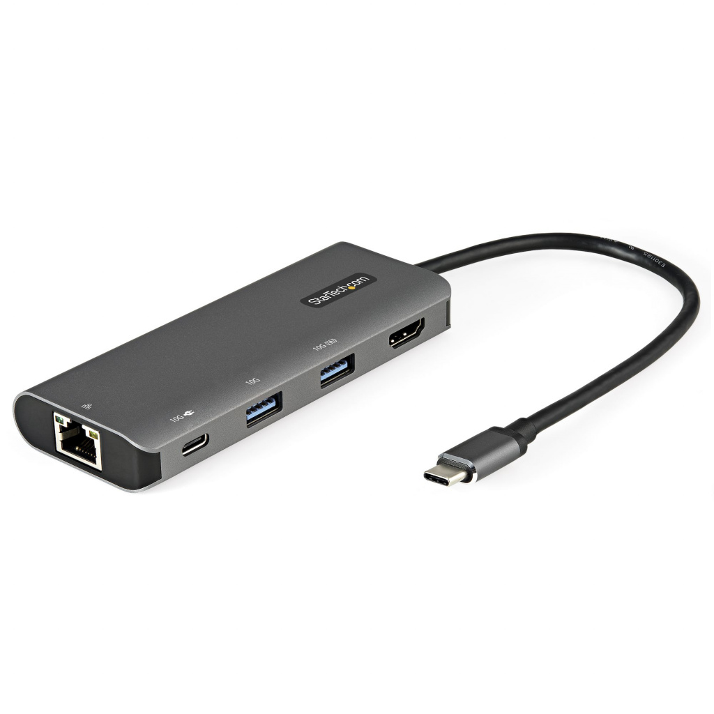 StarTech.com USB C Multiport Adapter - 10Gbps USB Type-C Mini Dock with 4K 30Hz HDMI - 100W Power Delivery Passthrough - 3-Port