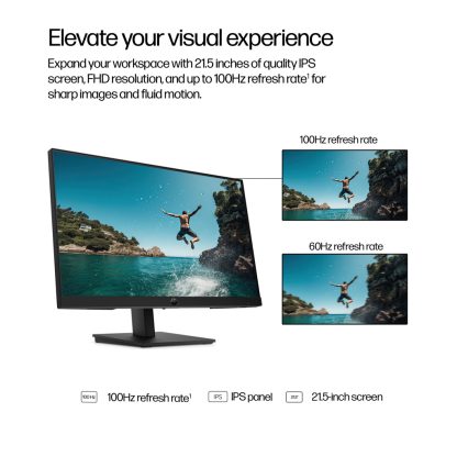 HP Series 3 Pro 21.5 inch FHD Monitor - 322ph - Image 6