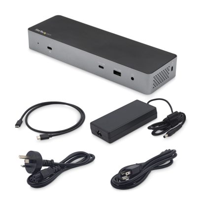 StarTech.com USB C Docking Station for Macbook Pro/Air-M1/M2/M3/M4, Thunderbolt Compatible, HDMI/DisplayPort, Dual 4K 60Hz/Singl - Image 2