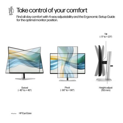HP Series 5 Pro 23.8 inch FHD USB-C Monitor - 524pu - Image 12