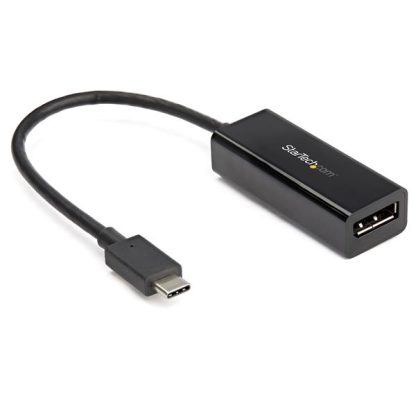 StarTech.com USB C to DisplayPort Adapter - 8K/5K/4K USB Type C to DP 1.4 Alt Mode Video Converter - HBR3/DSC/HDR - 8K 60Hz Thu