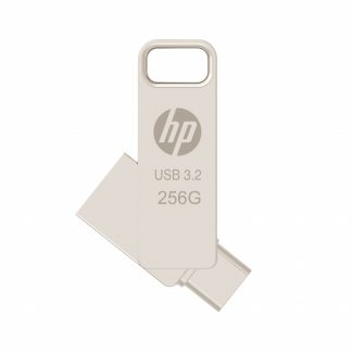 HP HPFD206C-256 USB flash drive 256 GB USB Type-A / USB Type-C 3.2 Gen 2 (3.1 Gen 2) Silver