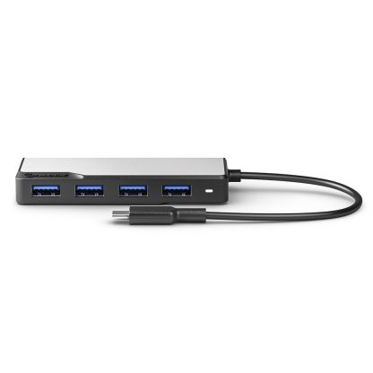 ALOGIC UCFUUA-SGR interface hub USB 3.2 Gen 1 (3.1 Gen 1) Type-C 5000 Mbit/s Black, Silver - Image 3