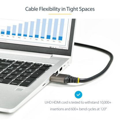 StarTech.com 13ft (4m) Premium Certified HDMI 2.0 Cable - High-Speed Ultra HD 4K 60Hz HDMI Cable with Ethernet - HDR10, ARC - UH - Image 9