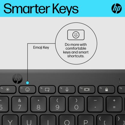HP 350 BLK Compact Multi-Device Keyboard - Image 18