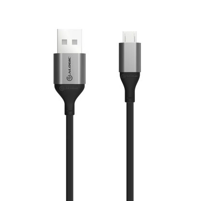 ALOGIC 2m Ultra USB2.0 USB-A (Male) to Micro-B (Male) Cable - Image 2