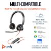 POLY Blackwire 3320 Stereo Microsoft Teams Certified USB-C Headset +USB-C/A Adapter - Image 10