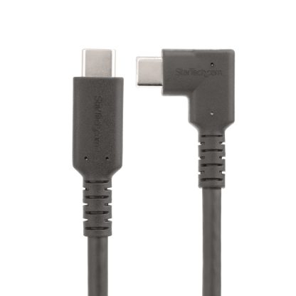 StarTech.com 1.6ft (50cm) Rugged Right Angle USB-C Cable, USB 3.2 Gen 2 (10 Gbps), Full-Featured USB C to C Data transfer Cable, - Image 3