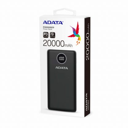 ADATA P20000QCD Lithium Polymer (LiPo) 20000 mAh Blue - Image 6