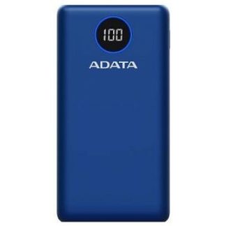 ADATA P20000QCD Lithium Polymer (LiPo) 20000 mAh Blue