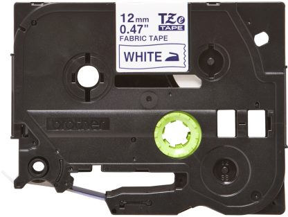 Brother TZE-FA3 label-making tape Blue on white - Image 2