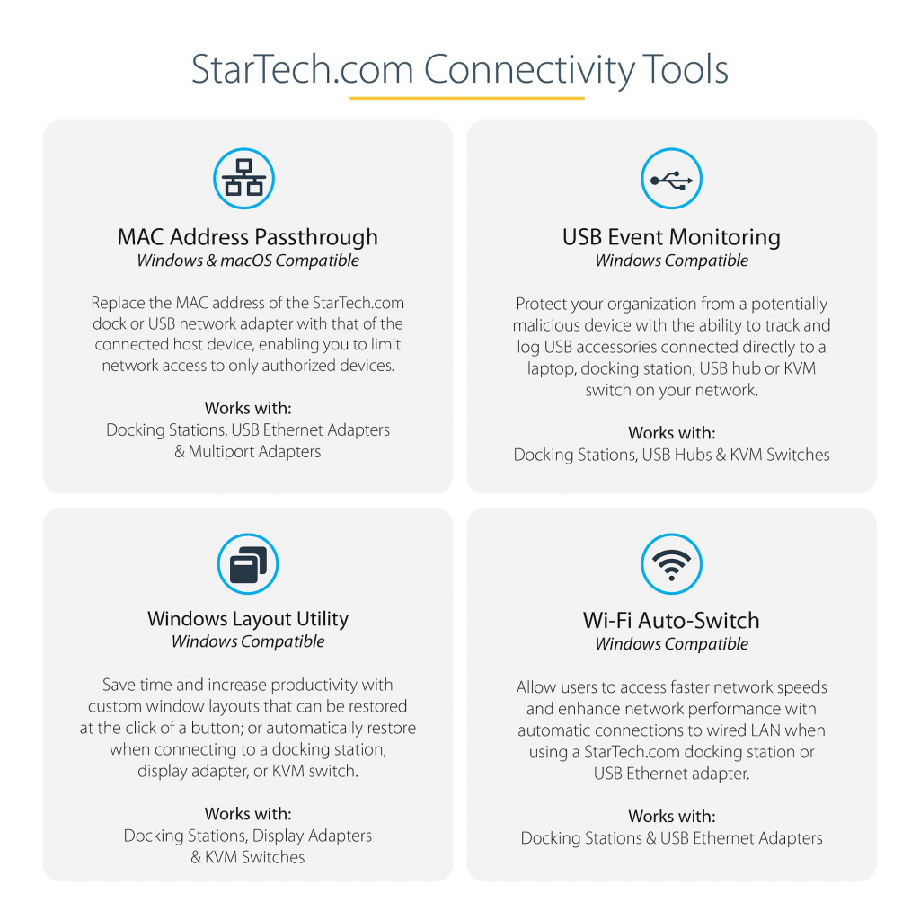 StarTech.com USB C Multiport Adapter - 10Gbps USB Type-C Mini Dock with 4K 30Hz HDMI - 100W Power Delivery Passthrough - 3-Port - Image 7