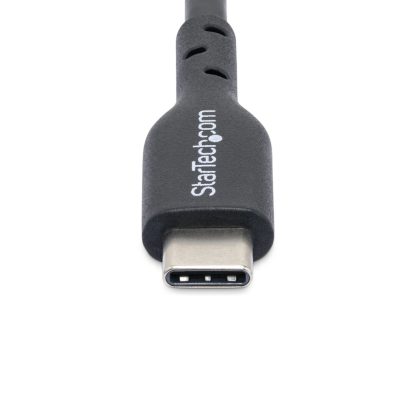 StarTech.com 3m (9.8ft) USB-C Charging Cable, USB C Cable, USB 2.0 Type-C Laptop Charger Cord, 60W 3A Power Delivery, TPE Jacke - Image 2