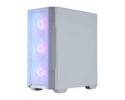 MSI MAG Forge M100R Midi Tower Transparent, White