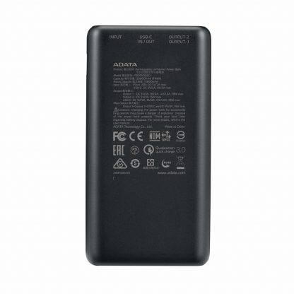 ADATA P20000QCD Lithium Polymer (LiPo) 20000 mAh Blue - Image 3