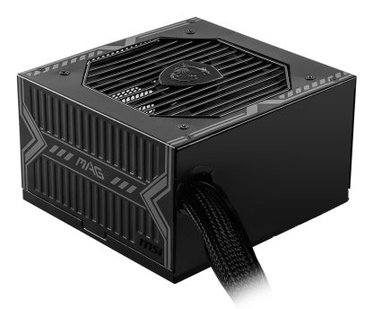 MSI MAG A650BN UK PSU '650W, 80 Plus Bronze certified, 12V Single-Rail, DC-to-DC Circuit, 120mm Fan, Non-Modular, Sleeved Cables - Image 5